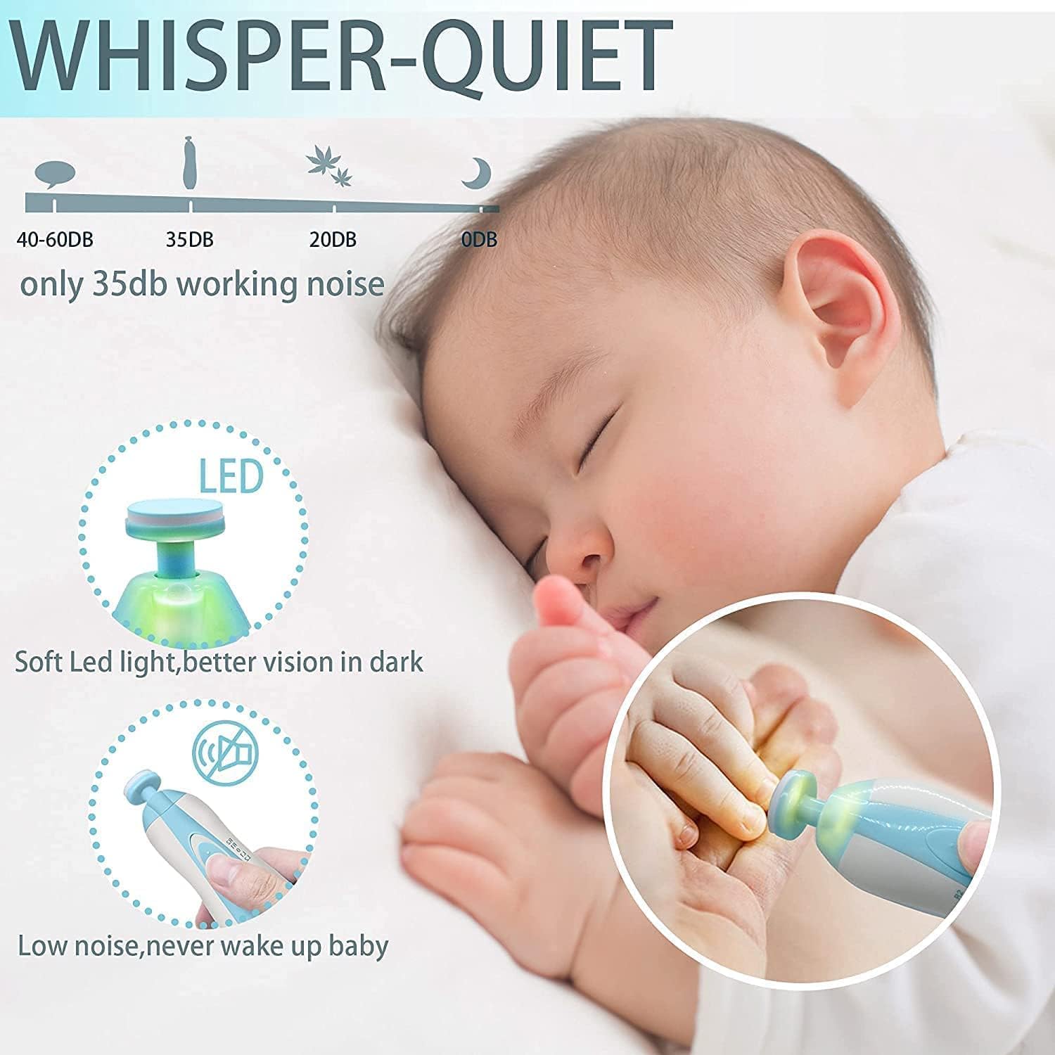 Gentle Glow Baby Nail Trimmer™