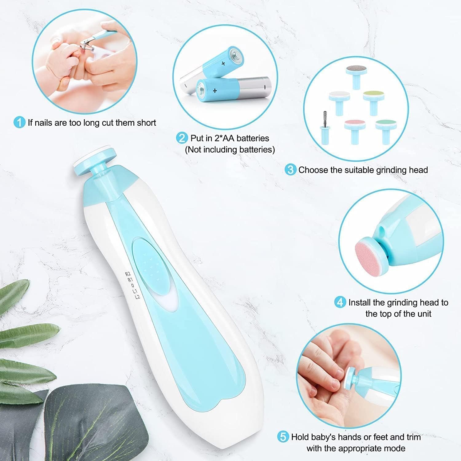 Gentle Glow Baby Nail Trimmer™